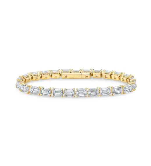 Emerald Cut Tennis Bracelet 